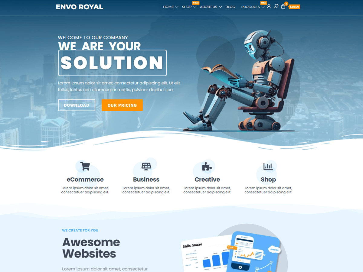 Sample website design 4